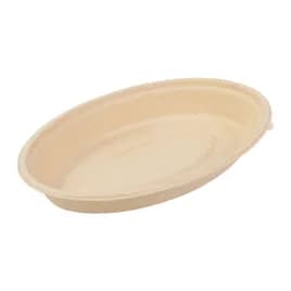 PrimeWare® Burrito Bowl 24 OZ Molded Fiber Natural Oval 125 Count/Pack 2 Packs/Case 250 Count/Case