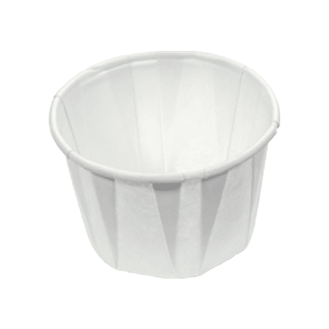 Souffle & Portion Cup 1.25 OZ Paper White 5000/Case