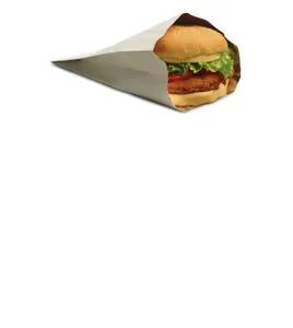 Bagcraft® Sandwich Bag 5.25X2X7 IN Foil-Lined Paper White Insulated 1000/Case