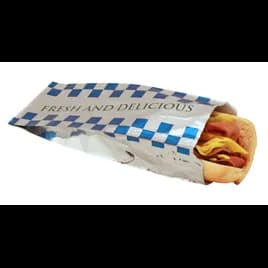 Bagcraft® Bag 4X2X10 IN Foil-Lined Paper Silver White Fresh & Delicious Insulated 1000/Case