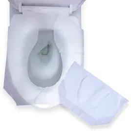 Victoria Bay Toilet Seat Cover White Half-Fold Flushable 250 Count/Pack 20 Packs/Case