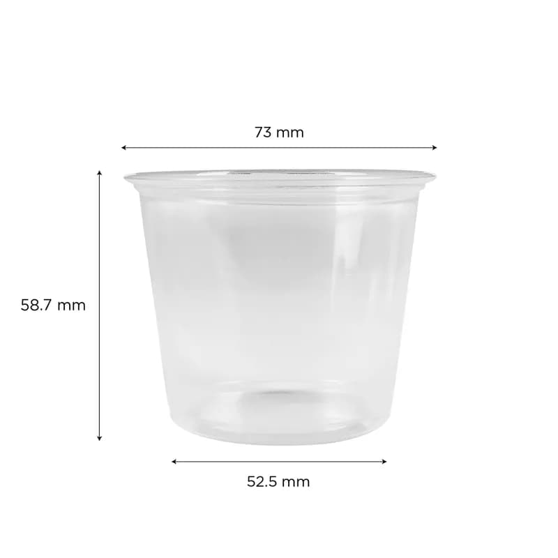 Souffle & Portion Cup 5.5 OZ PP Clear 2500 Count/Case