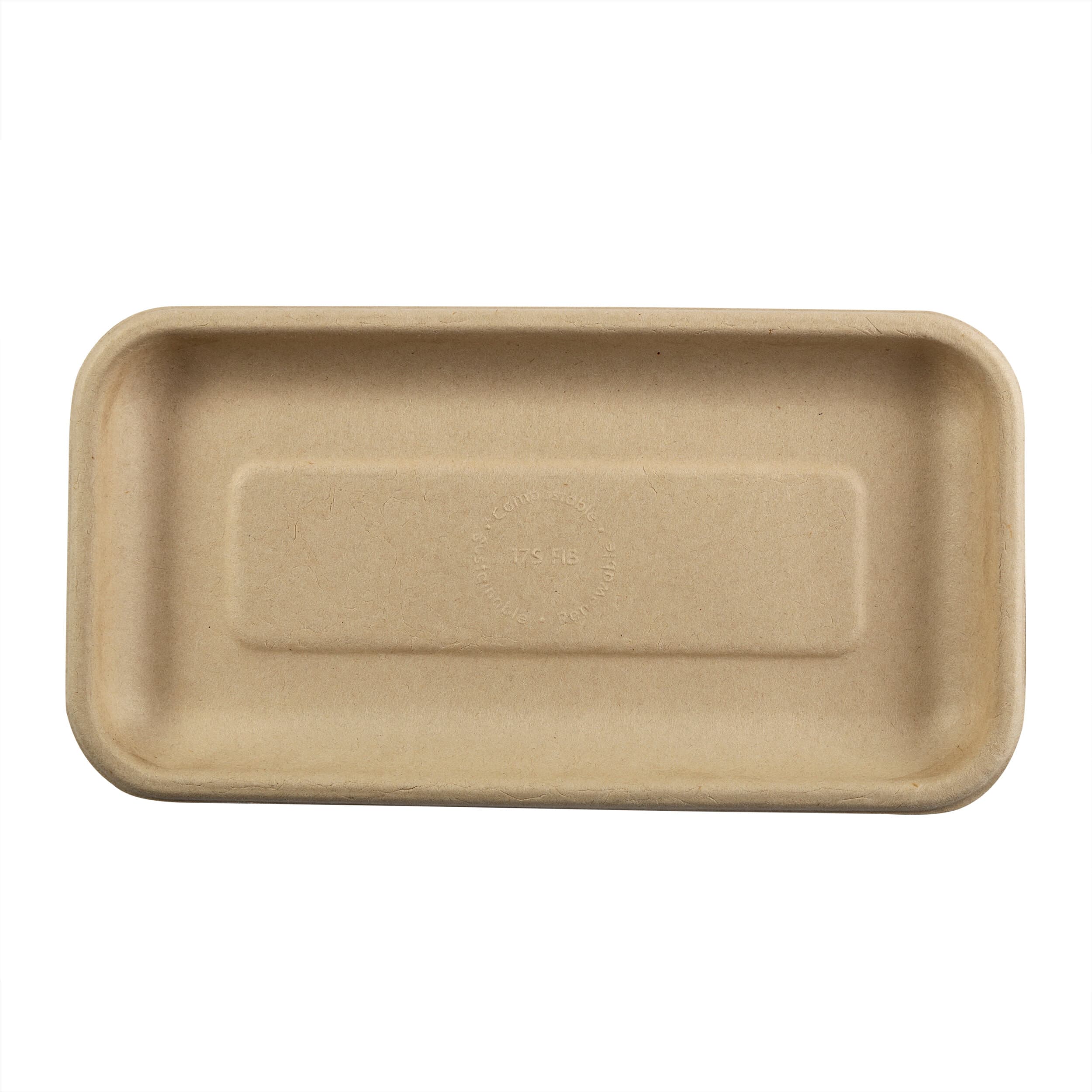 Tray Molded Fiber Tan 500/Case
