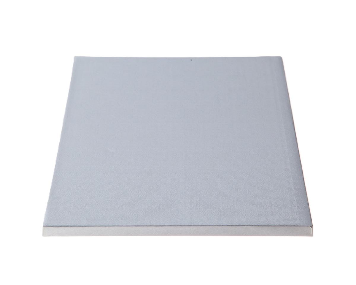 Cake Drum 12X12X0.5 IN White Square B/C-Flute 12/Case