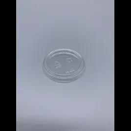 Victoria Bay Lid Flat PET Clear Round For 1.5-2 OZ Souffle & Portion Cup 50 Count/Pack 50 Packs/Case 2500 Count/Case