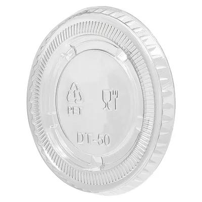 Victoria Bay Lid Flat PET Clear Round For 3.25-5.5 OZ Souffle & Portion Cup 2500/Case