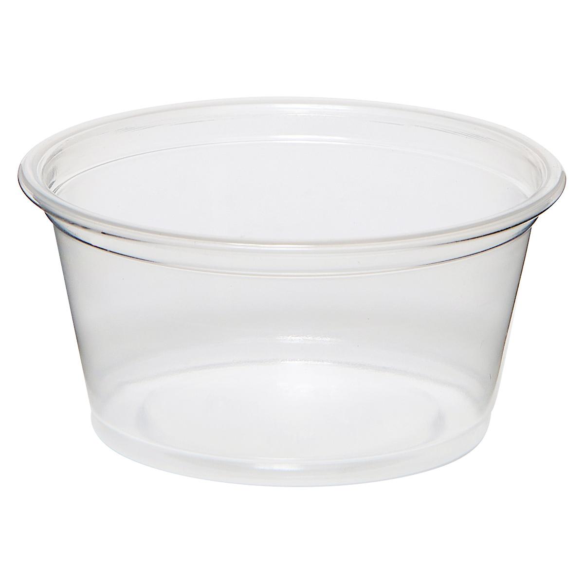 Victoria Bay Souffle & Portion Cup 2 OZ PP Clear Round 50 Count/Pack 50 Packs/Case 2500 Count/Case