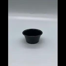 Victoria Bay Souffle & Portion Cup 3.25 OZ PP Black Round 50 Count/Pack 50 Packs/Case 2500 Count/Case
