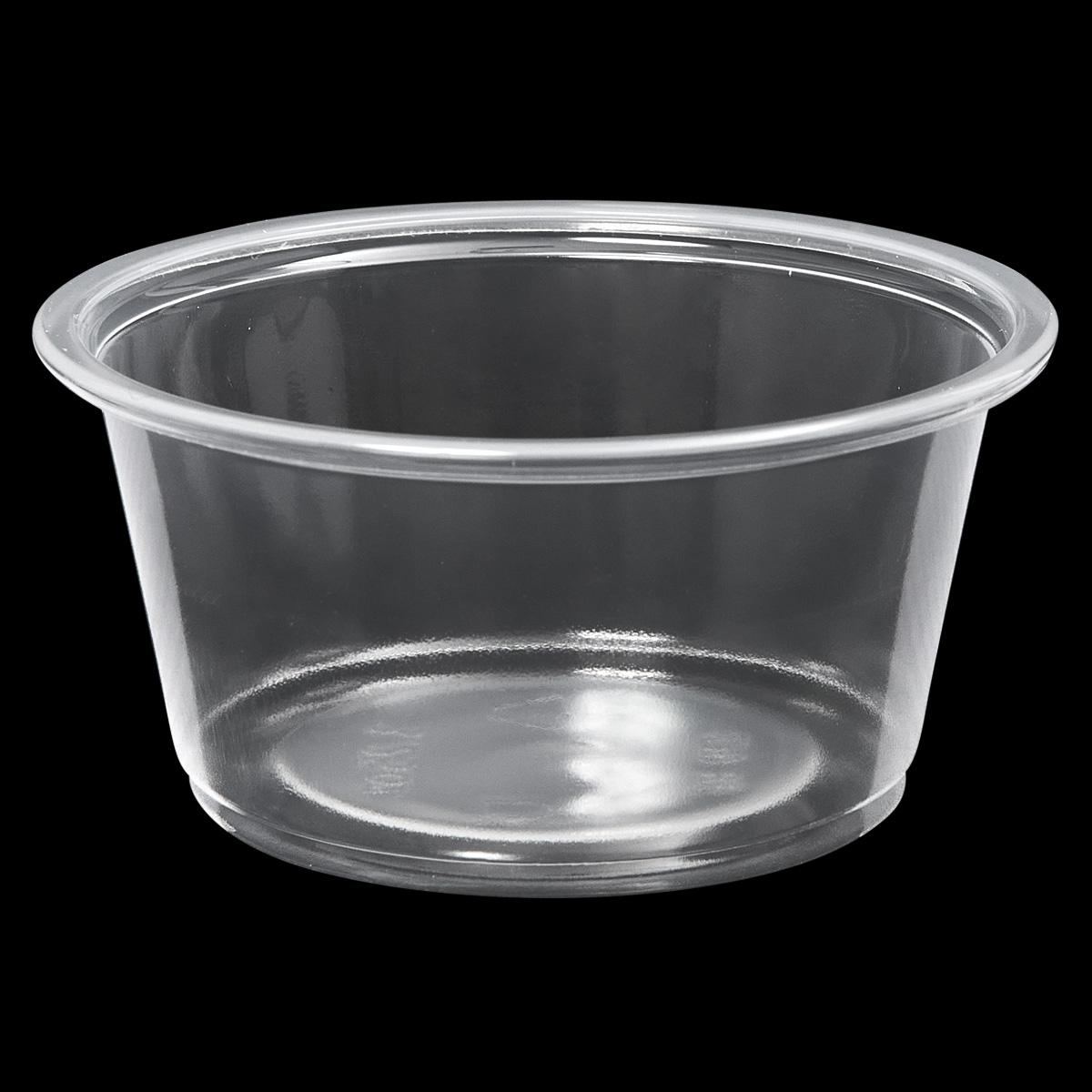 Victoria Bay Souffle & Portion Cup 3.25 OZ PP Clear Round 50 Count/Pack 50 Packs/Case 2500 Count/Case