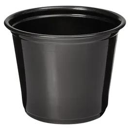 Victoria Bay Souffle & Portion Cup 5.5 OZ PP Black Round 50 Count/Pack 50 Packs/Case 2500 Count/Case