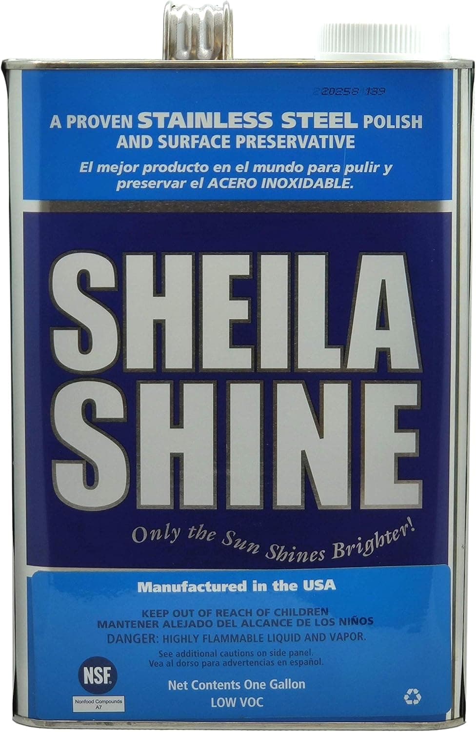 Sheila Shine Stainless Steel Cleaner 1 GAL Low VOC 4/Case