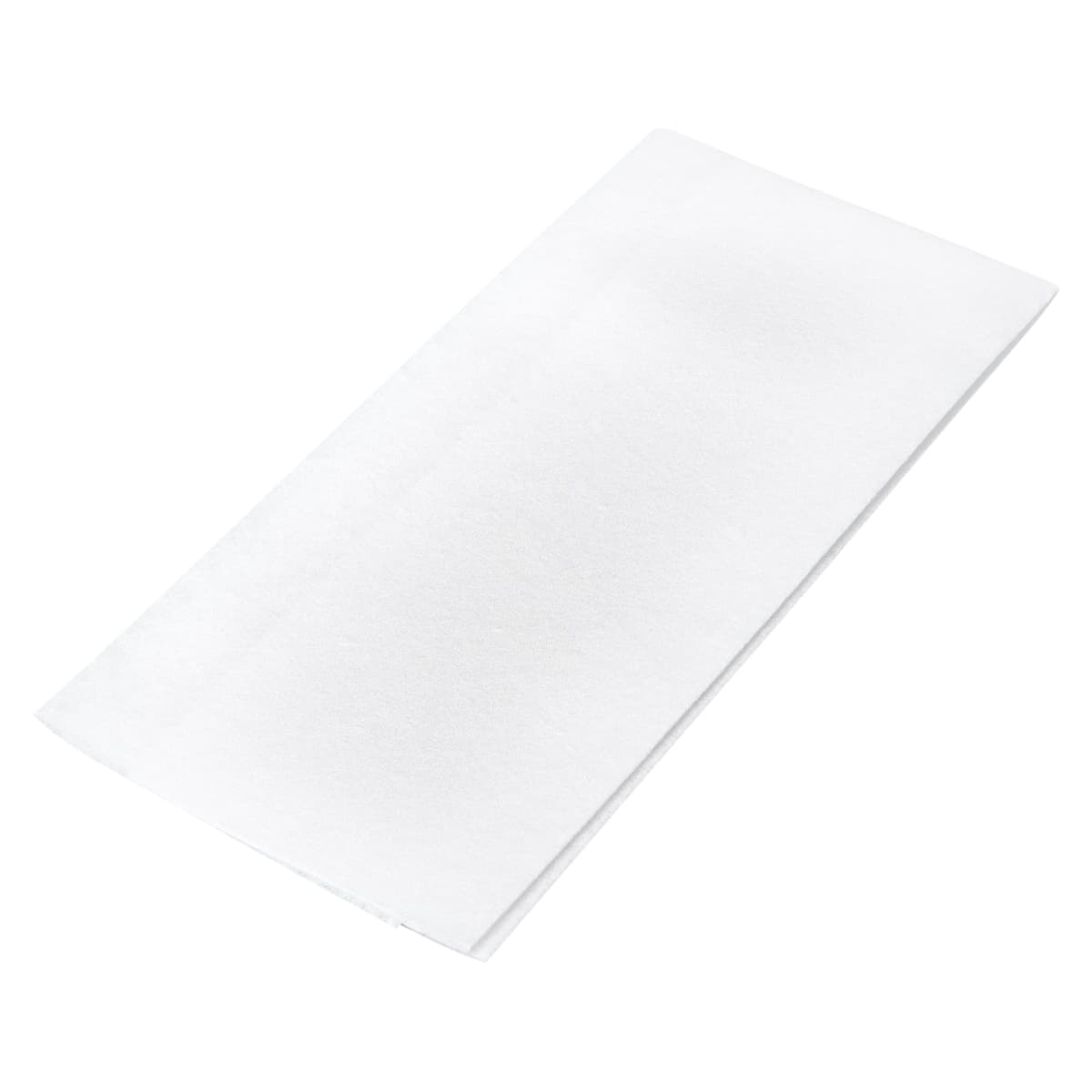 Victoria Bay Folded Guest Towel 12X17 IN 1PLY Airlaid Paper White Linen Feel 100 Count/Pack 5 Packs/Case 500 Count/Case