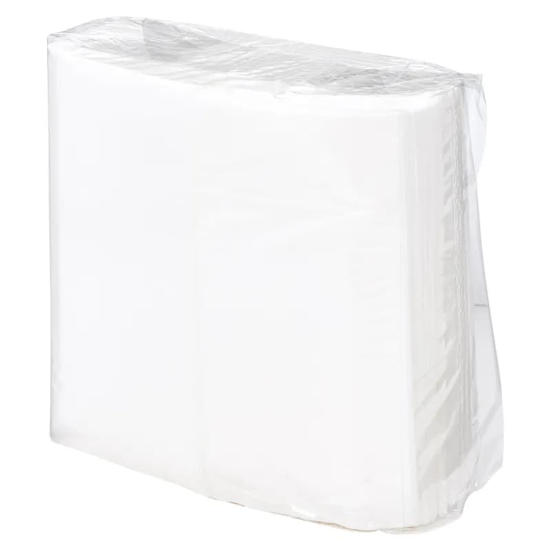 Victoria Bay Folded Guest Towel 12X17 IN 1PLY Airlaid Paper White Linen Feel 100 Count/Pack 5 Packs/Case 500 Count/Case