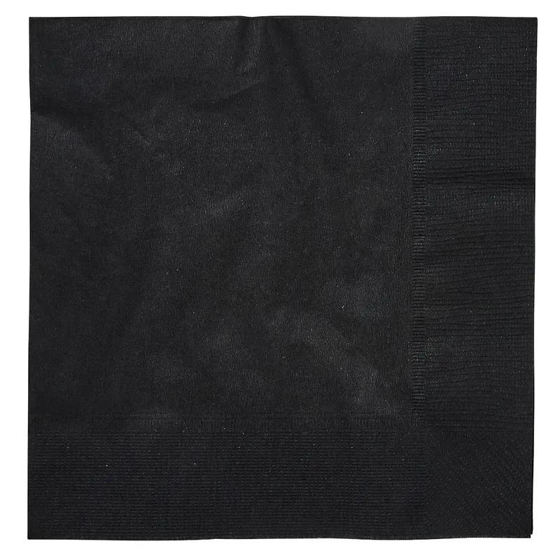 Victoria Bay Beverage Napkins 10X10 IN 5X5 IN Black Virgin Paper 2PLY 1/4 Fold 250 Count/Pack 4 Packs/Case