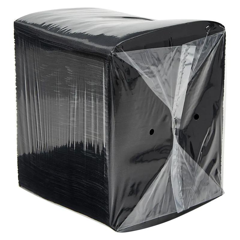 Victoria Bay Beverage Napkins 10X10 IN 5X5 IN Black Virgin Paper 2PLY 1/4 Fold 250 Count/Pack 4 Packs/Case