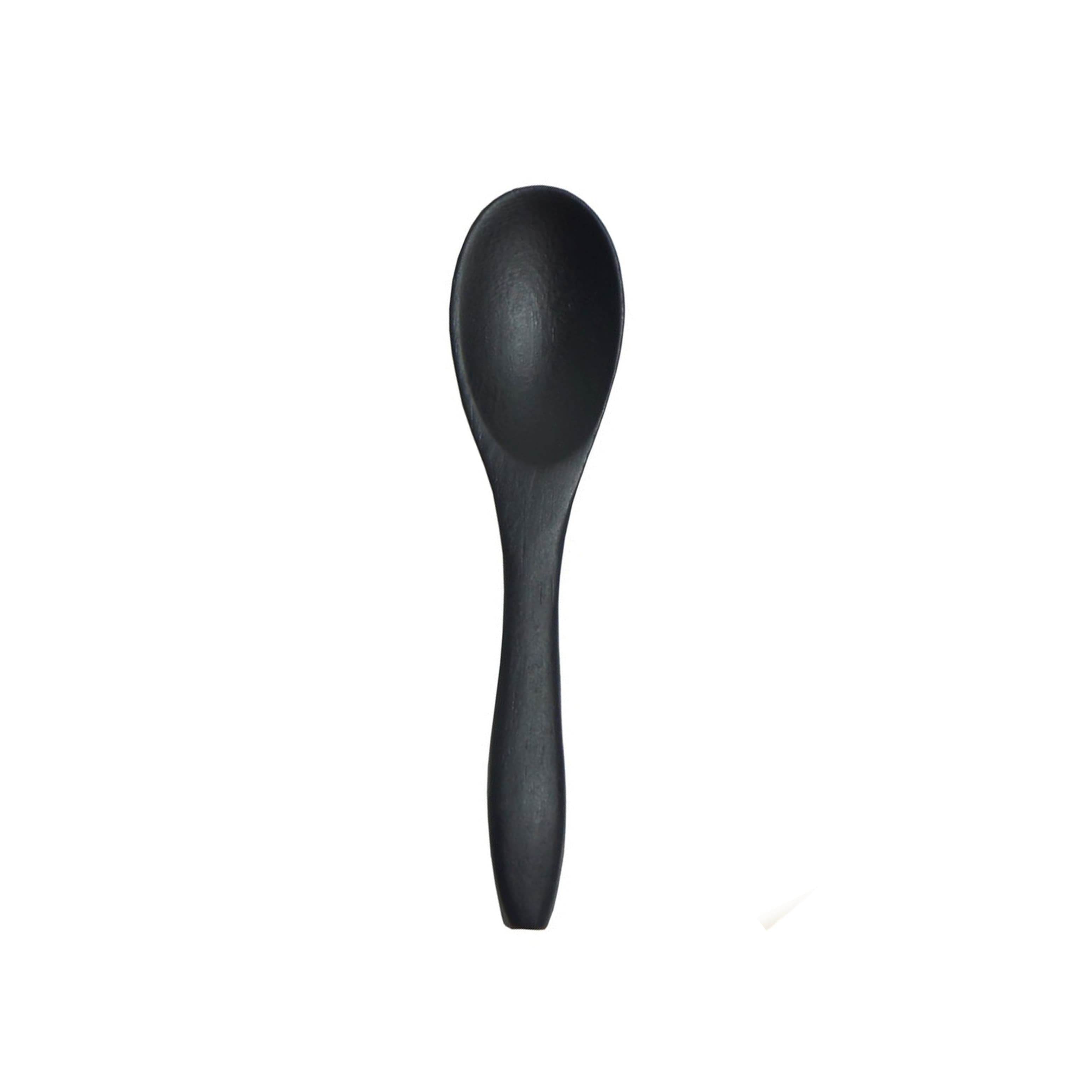 Spoon 3.5 IN Bamboo Black 50 Count/Pack 10 Packs/Case 500 Count/Case