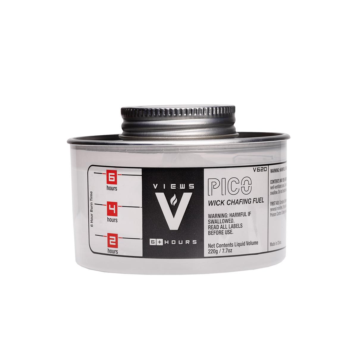Views Chafing Fuel 6-HR Clear Wick Can 24/Case