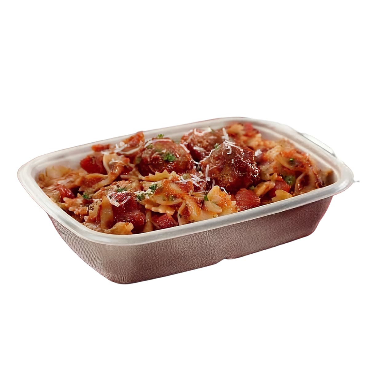 Take-Out Container Base 8.5X6.25X1.9 IN PLA Molded Fiber Kraft Rectangle 150/Case