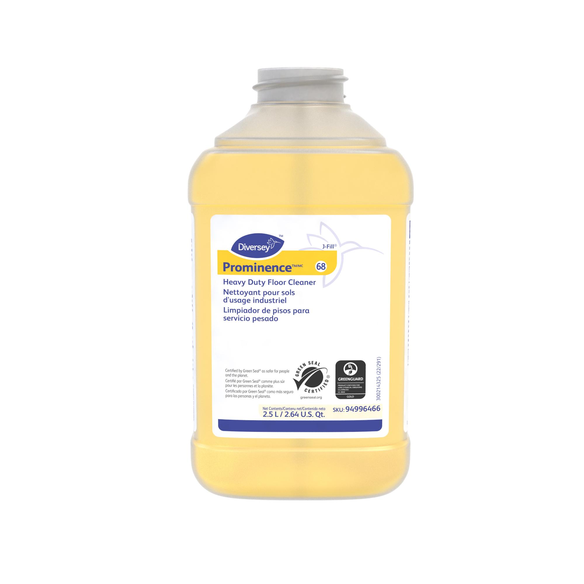 Prominence Citrus Scent Floor Cleaner 2.5 L Liquid Heavy Duty For J-Fill® 2/Case