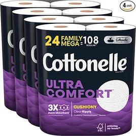 Cottonelle® Ultra Comfort Toilet Paper & Tissue Roll 2PLY White 24/Case