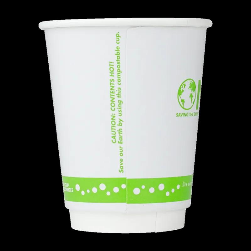 Karat Earth Hot Cup Insulated 8 OZ Paper Stock Print 80MM 500/Case