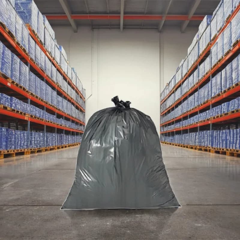 Victoria Bay Can Liner 39X56 IN 55 GAL Silver LDPE 1.7MIL Coreless 50/Case