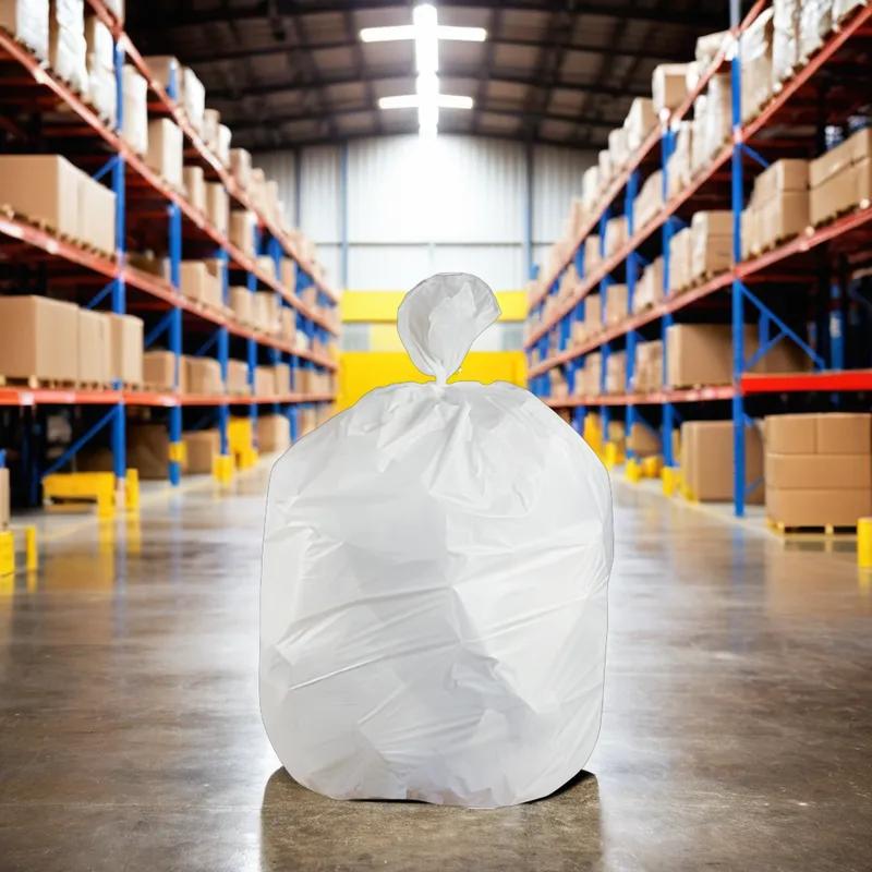Victoria Bay Can Liner 24X32 IN 12-16 GAL White LDPE 0.45MIL Coreless 500/Case