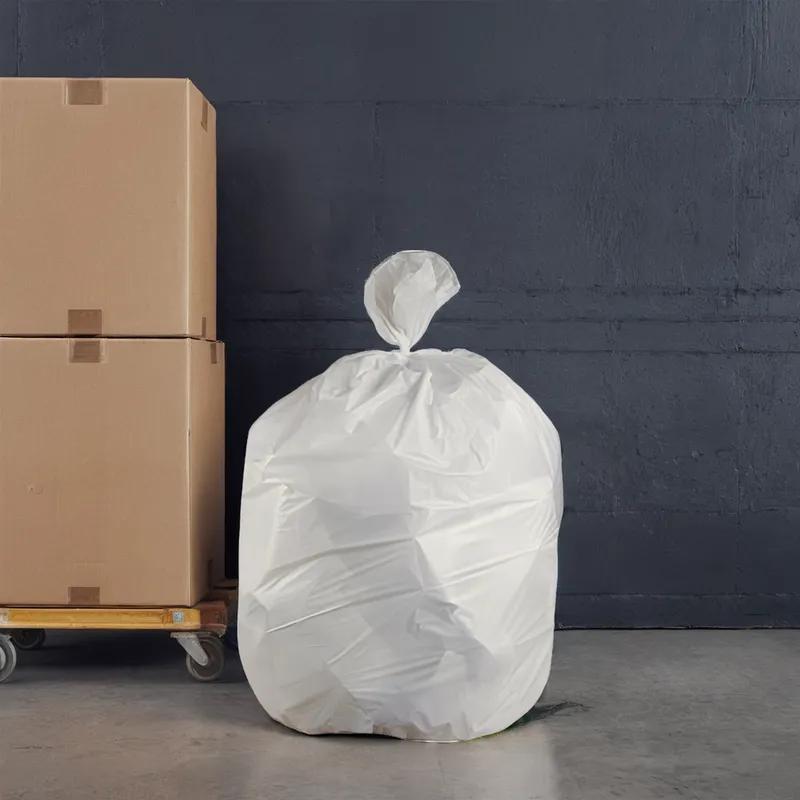 Victoria Bay Can Liner 24X32 IN 12-16 GAL White LDPE 0.45MIL Coreless 500/Case