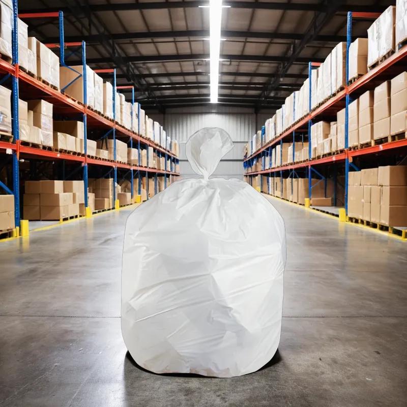 Victoria Bay Can Liner 24X32 IN 12-16 GAL White LDPE 0.45MIL Coreless 500/Case