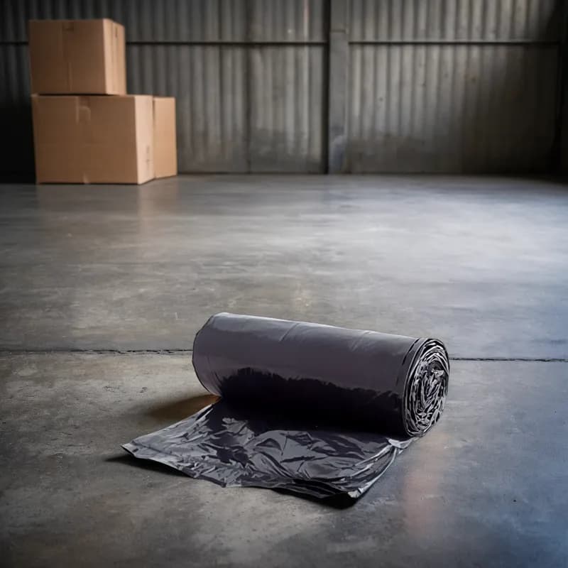 Victoria Bay Can Liner 33X40 IN 33 GAL Black LDPE 0.45MIL Coreless 250/Case