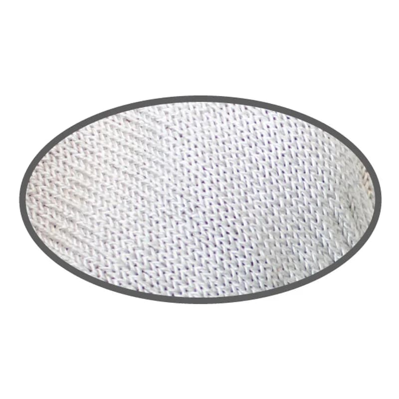 Gloves Large (LG) White Cut Resistant Stainless Steel Fiber String Knit 1/Each