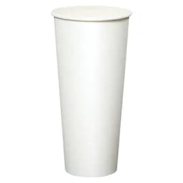 Victoria Bay Hot Cup 24 OZ Paper White Round Freezer Safe 25 Count/Pack 20 Packs/Case 500 Count/Case