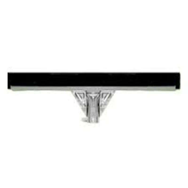 Floor Squeegee Light Duty Rubber Steel Black Straight With 22IN Head 1/Each