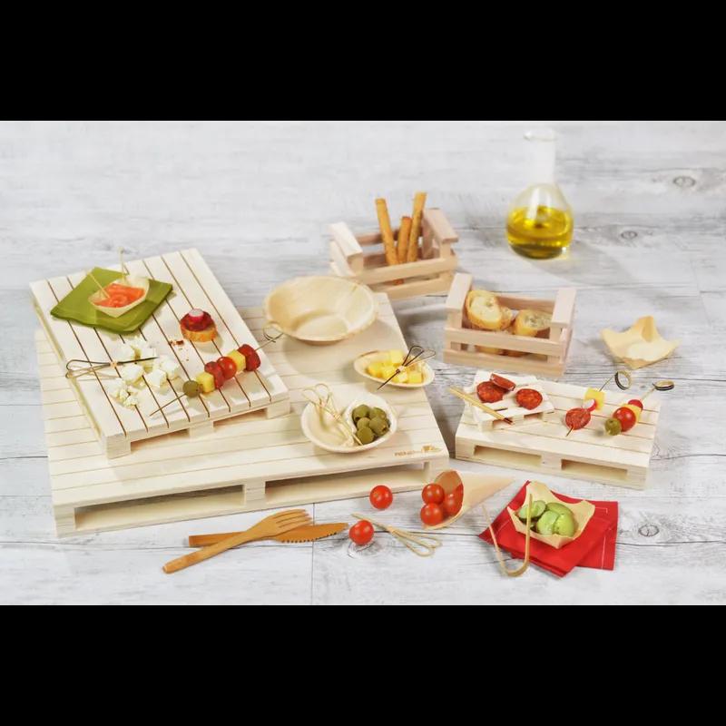 Pallet 7.9X4.71X1.18 IN Natural Wood 32 Count/Case