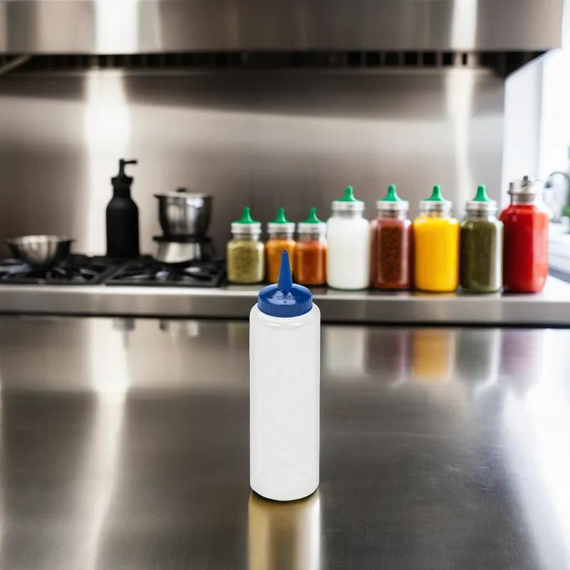 Squeeze Bottle 12 OZ Clear 12/Case