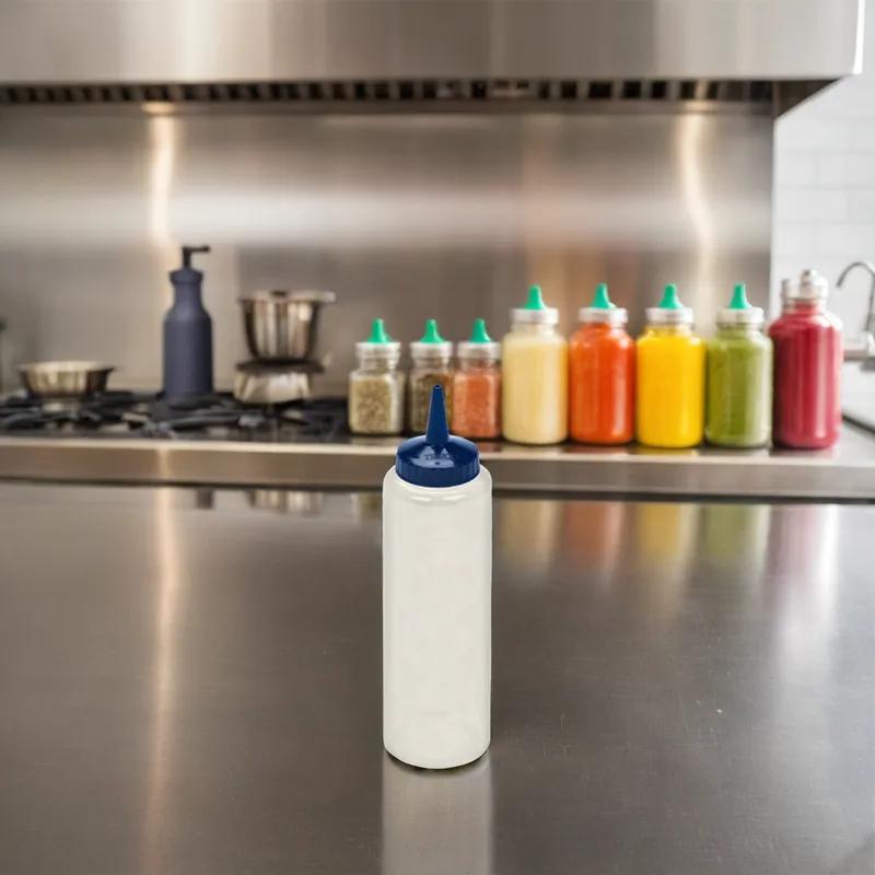 Squeeze Bottle 12 OZ Clear 12/Case