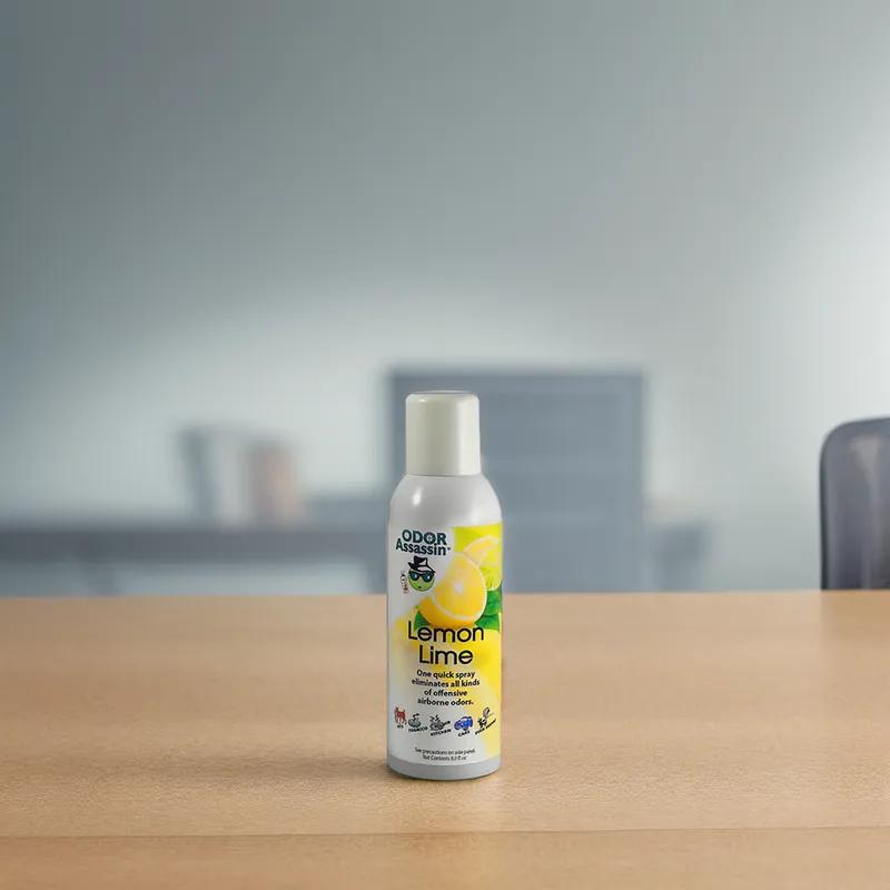 Odor Assassin Odor Eliminator Tangy Lemon Lime Pump Spray 8 OZ 12/Case