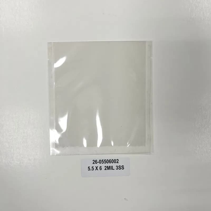 Bag 5.5X6 IN PP 2MIL With Side Seal Closure 1000/Case