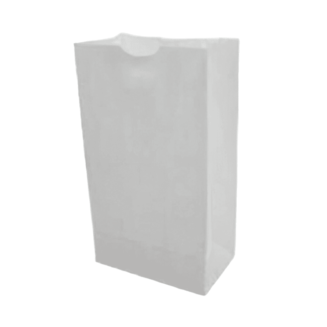 Victoria Bay Bag #20 8.27X5.91X14.37 IN Paper 40# White Squat 500/Bundle