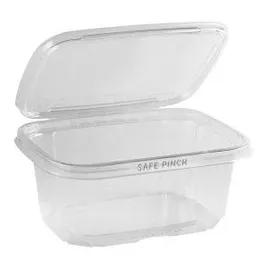 Safe Pinch® Deli Container Hinged 32 OZ PET Clear 200/Case