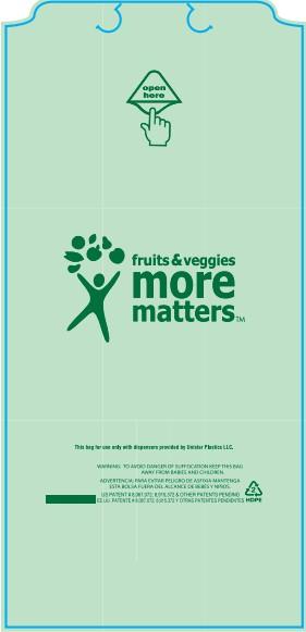 Produce Bag 9X3X18+1 IN 8MIC 2000/Case