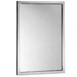Mirror 30X18 IN Stainless Steel Surface Mounted Polished 1/Each