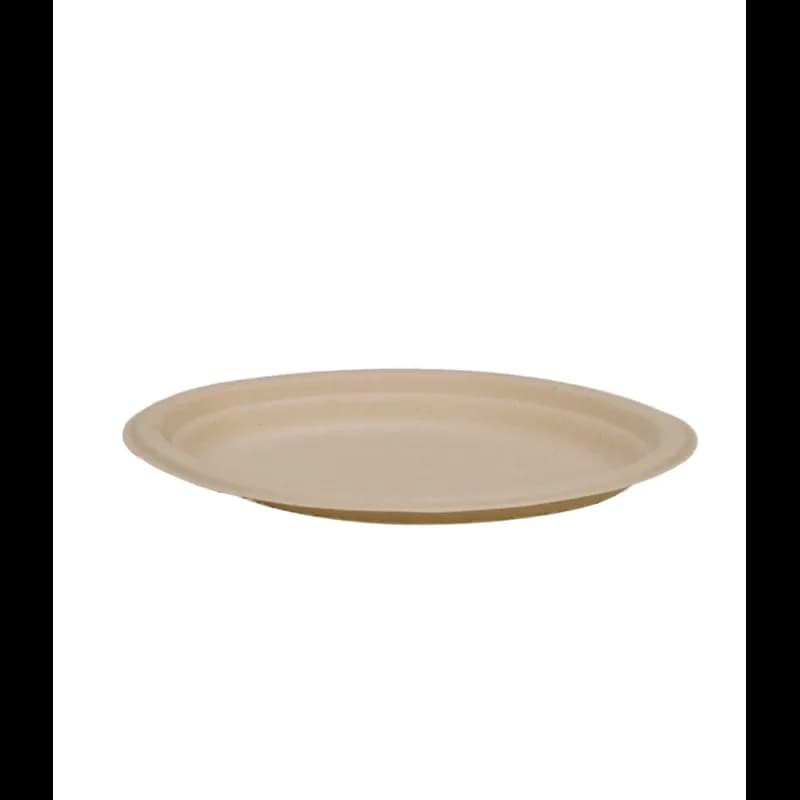 Plate 10.25X7.25 IN Molded Fiber Natural 500/Case