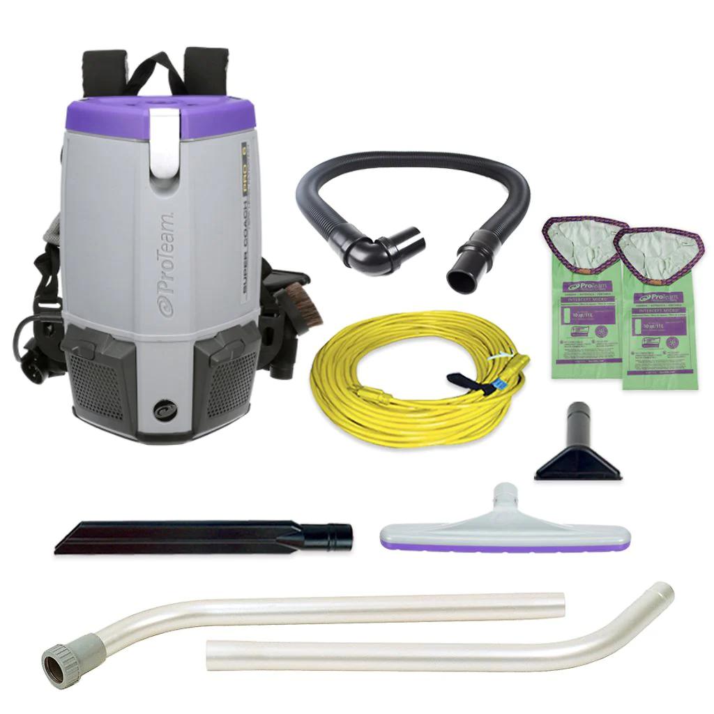 Super Coach Pro 6 Backpack Vacuum 6 QT 1108 W Tools Assembled 1/Each