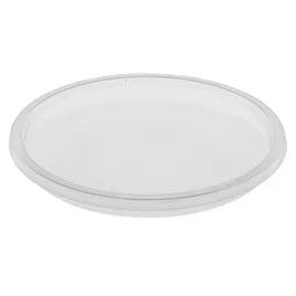 Lid Flat RPET Clear Round For 8-28 OZ Deli Container Unhinged 1000/Case