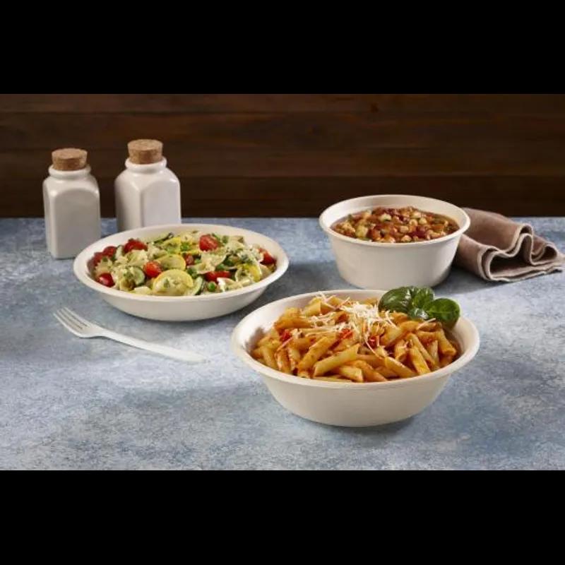 Pulp Plus™ Bowl Base 32 OZ Pulp Fiber Natural Round 300/Case