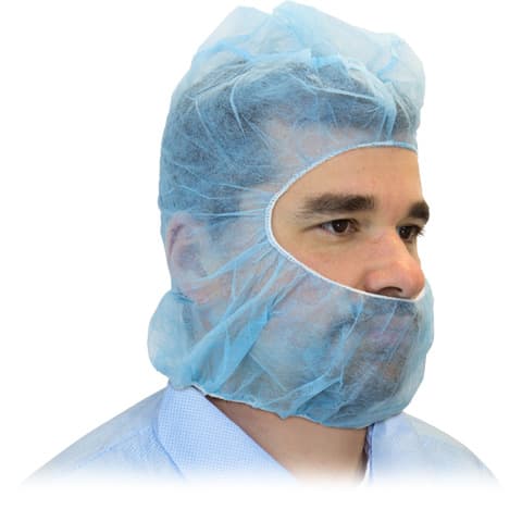 Hairnet Ninja Hood XL Blue PP 1000/Case