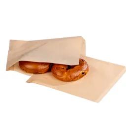 Bag 9X10 IN Paper Natural Plain With Double Open Closure 1000/Case