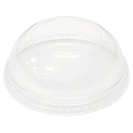 KODACUP Lid Dome 4X1.6 IN PET Clear For 12-14-24 OZ Cold Cup With Hole 1000/Case