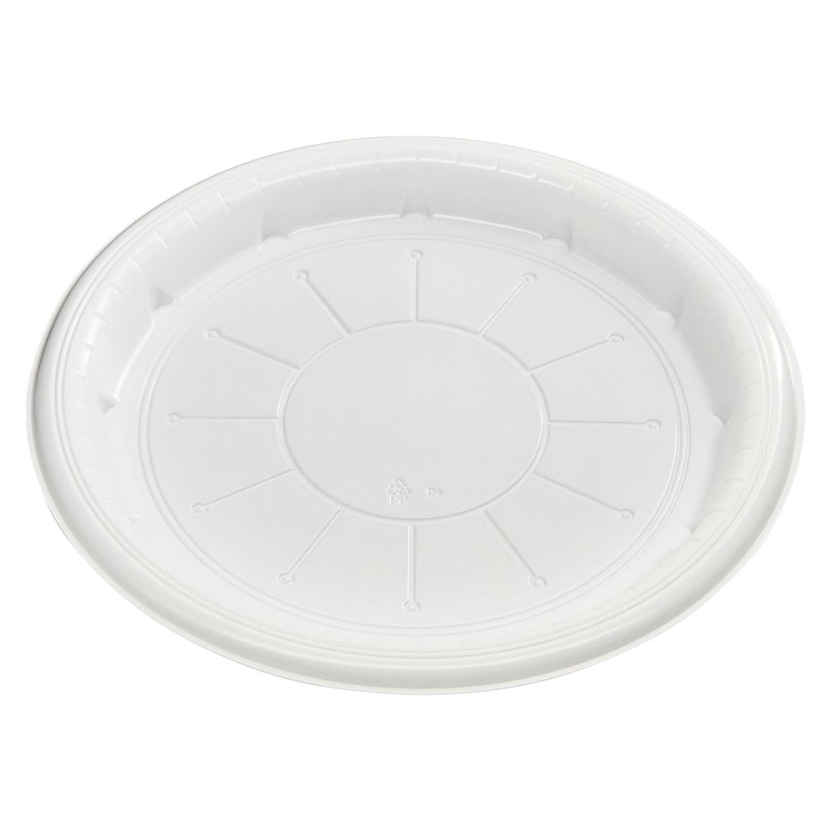Victoria Bay High Temperature Plate 9X0.85 IN PP White Round Microwave Safe Freezer Safe 500/Case